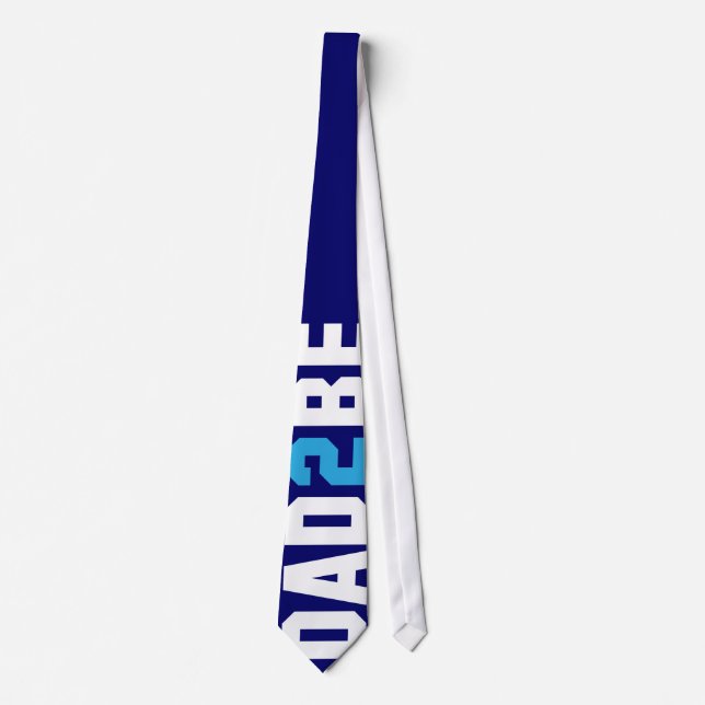 Dad2Be - Vater zum zu sein Krawatte (Vorderseite)