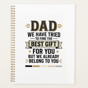 Dad Bestes Geschenk gehört dir Vintage Vector Shir Planer
