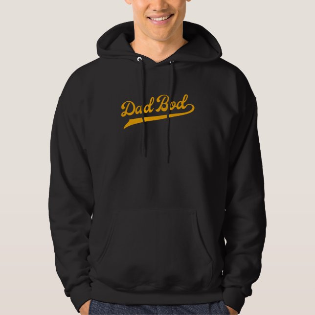 Dad Bod Father Figure   Fathers Day Hoodie (Vorderseite)
