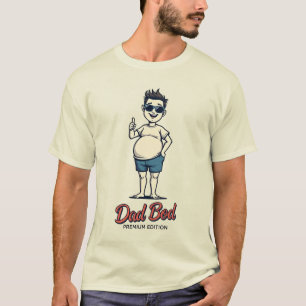 Dad Bod Premium Edition – Lustiges Retro-Shirt T-Shirt