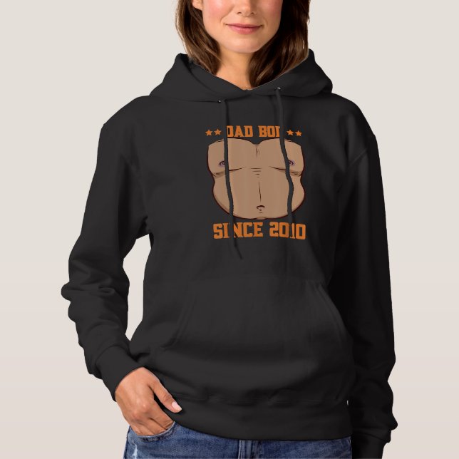Dad Bod Since 2010 Father s Day Beer Belly Hoodie (Vorderseite)