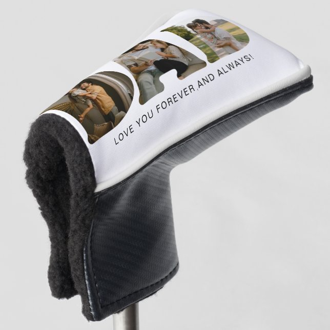 DAD-Brief-Fotocollage  Golf Headcover (3/4 Vorderseite)