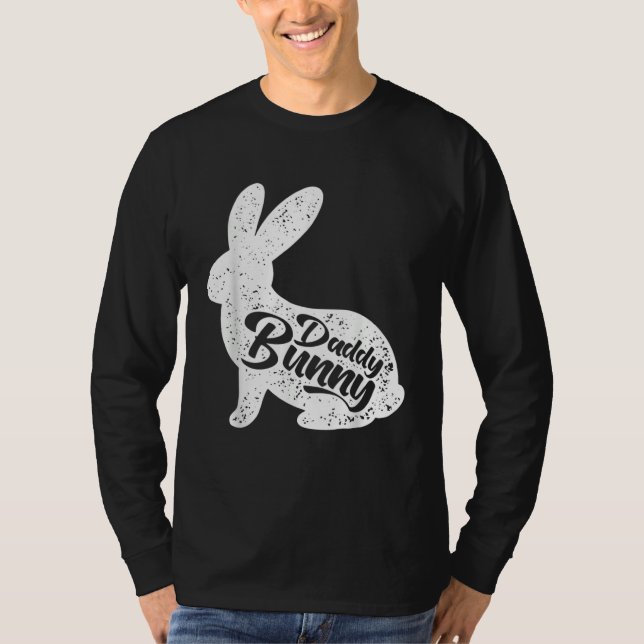 Dad Bunny Easter Day Cute Rabbit Daddy Papa Father T-Shirt (Vorderseite)