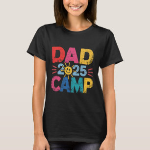 Dad Camp 2025 Familienurlaub Sommer-Camping-Crew T-Shirt