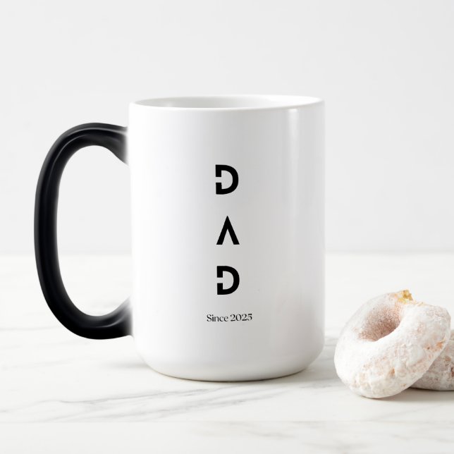 DAD Coffee Mug Verwandlungstasse (Mit Donut)