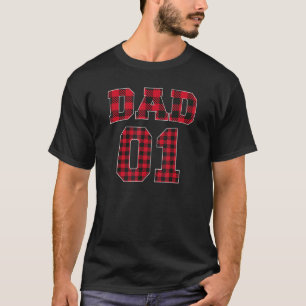 Dad Cute Lumberjack Family Birthday T-Shirt