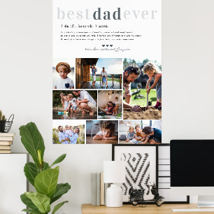 Dad Definition   8 Foto Personalisiert Poster