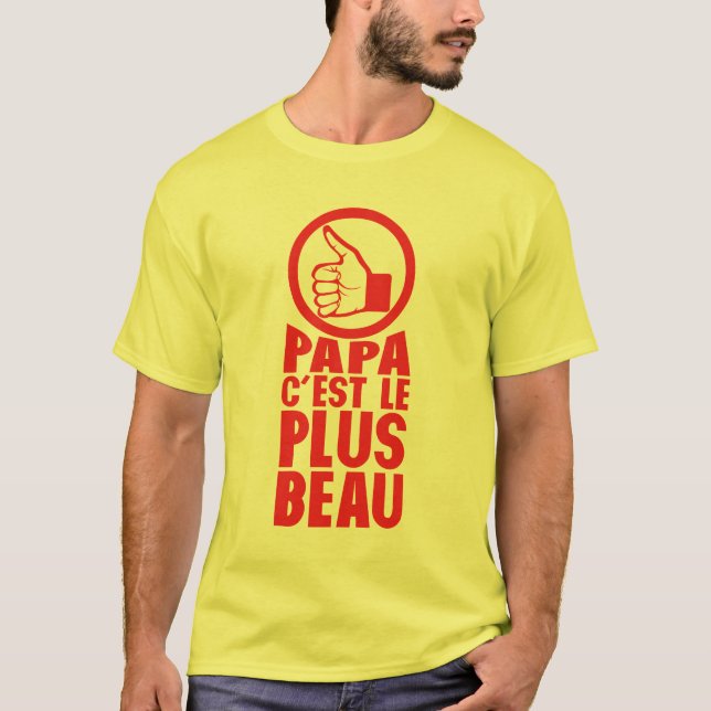 Dad, der Daumen ist besser. T-Shirt (Vorderseite)