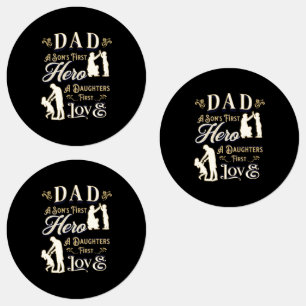 Dad - Der erste eines Sohnes. A Daughter's First L Etiketten