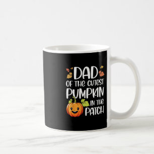 Dad des süßesten Kürbisses im Patch Halloween Dank Kaffeetasse