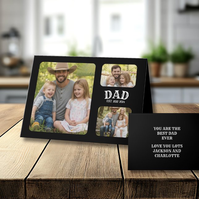 Dad Est 3 Photo Karte (Von Creator hochgeladen)