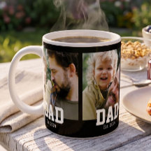 Dad Est. Fette schwarze Schrift 3 Foto Vatertagsge