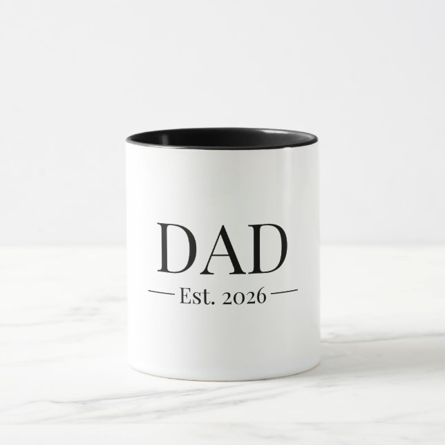 Dad Established 2026 Tasse (Zentrum)