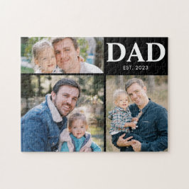 Dad Established Fathers Day 3 Picture Puzzle