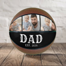 Dad Established Fettgedruckte Typografie Schwarz 3