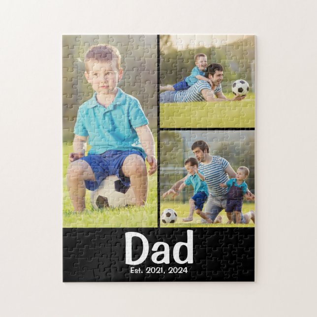 Dad Established Modern 3 Foto  Puzzle (Vertikal)