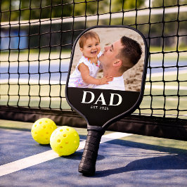 Dad Established Modern Photo Pickleball Schläger