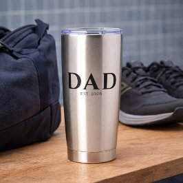 Dad Established New Dad Gift Thermobecher