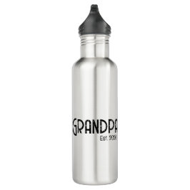 Dad Established New Grandpa Gift Edelstahlflasche