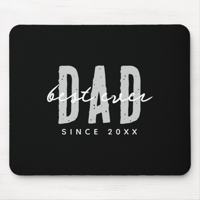 Dad Ever Since 20xx Modern Simple Preppy  Mousepad (Vorne)