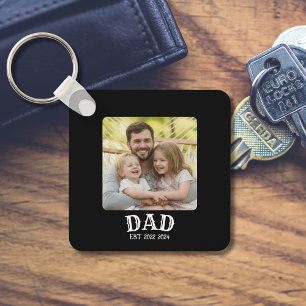Dad-Foto etabliert Schlüsselanhänger