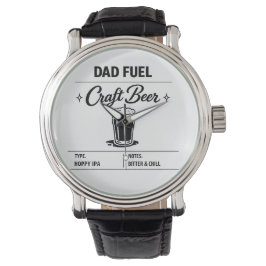 Dad Fuel – Craft Beer Vatertag Armbanduhr