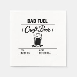 Dad Fuel – Craft Beer Vatertag Serviette