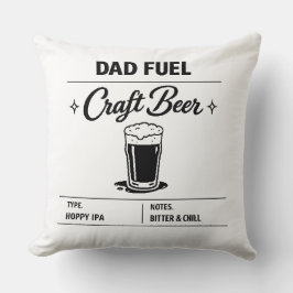 Dad Fuel – Craft Beer zum Vatertag Kissen