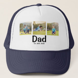 Dad Gegründet 3 Foto Truckerkappe