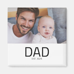 Dad Gegründet Foto-Geschenk Magnet