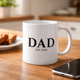 Dad gegründet Neues Dad-Geschenk Kaffeetasse