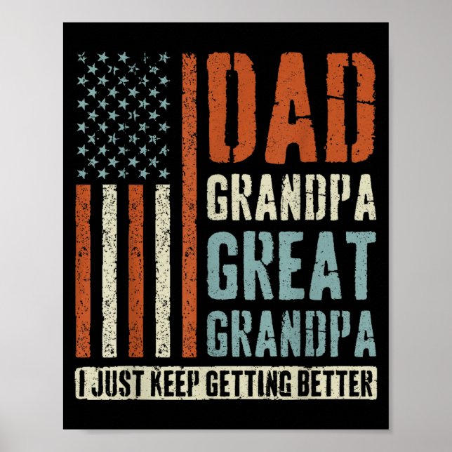 Dad Grandpa Great Grandpa  Poster (Vorne)
