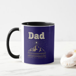Dad Guiding Star Mountain Tasse