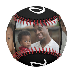 Dad hat Bold Black 3 Foto gegründet Baseball