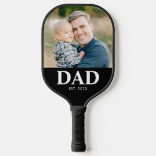 Dad hat den Vatertag mit Foto etabliert Pickleball Schläger