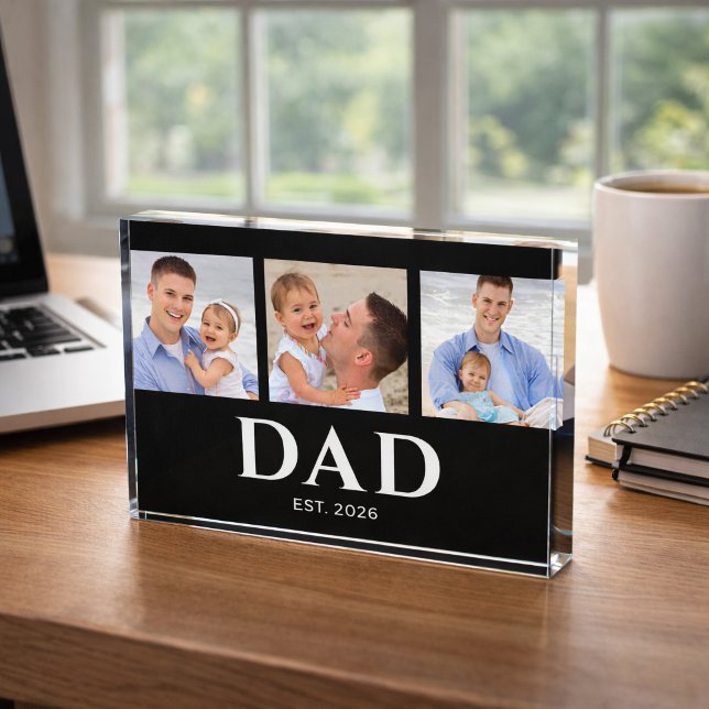 Dad hat modernes Schwarz 3 Foto eingerichtet (Von Creator hochgeladen)
