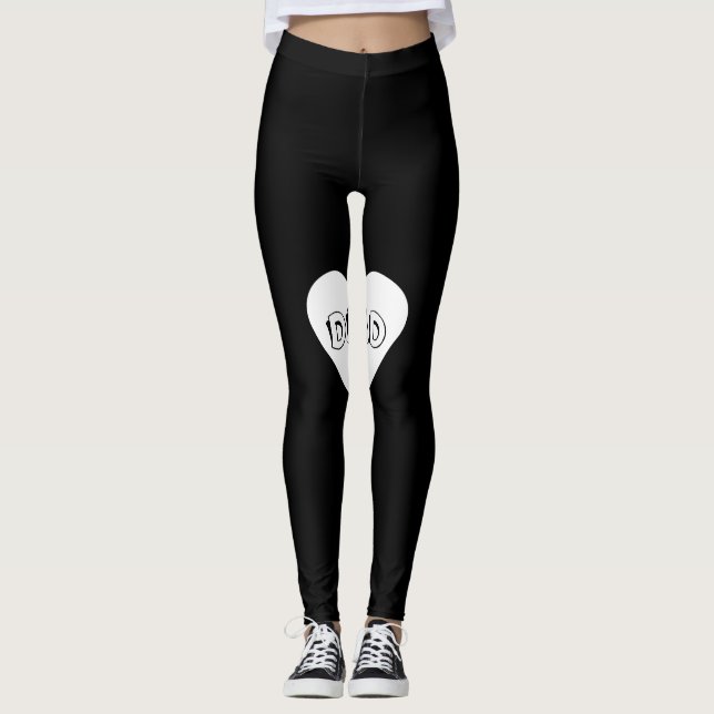 dad heart leggings (Vorderseite)