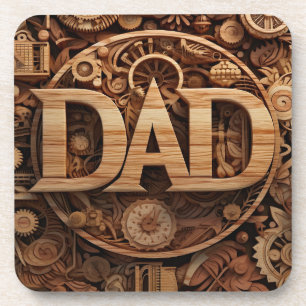 DAD Holzmechaniker Automotive Getränkeuntersetzer