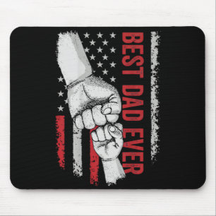 Dad je amerikanisches Flagge Faustschlag patriotis Mousepad