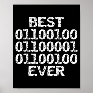 Dad jemals in Binärcode Softwareentwickler Vater G Poster