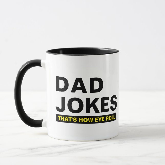 Dad Jokes Mug Funny Slogan Humor Gift Tasse (Links)