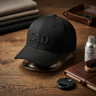 DAD-Lettern-Mütze – Einfacher bestickter Stil Bestickte Baseballkappe