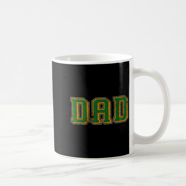 Dad Logo Clic Bold Font Fathers Day Irish Dad P Gr Kaffeetasse (Rechts)