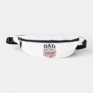 Dad Mein Erster Held Vintage-Typografie-Shirt_1 Bauchtasche