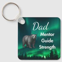 Dad Mentor Guide Strength & Heart Keychain Bear Schlüsselanhänger