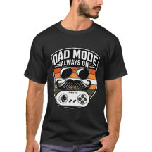 Dad-Modus Immer An Retro-Gamer-Vater-Shirt