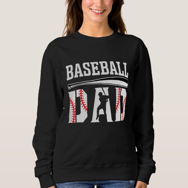 Dad Of Ballers Softball Baseball Player Dad Father Sweatshirt (Vorderseite)