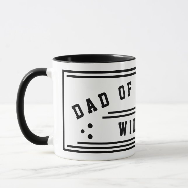 Dad of the year Custom Name Birthday Father's Day Tasse (Links)