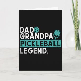 Dad Opa Picklell Legende Pickle Ll Spieler Männer Karte