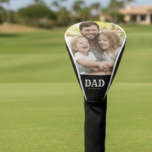 Dad Photo Established Golf Headcover (Von Creator hochgeladen)